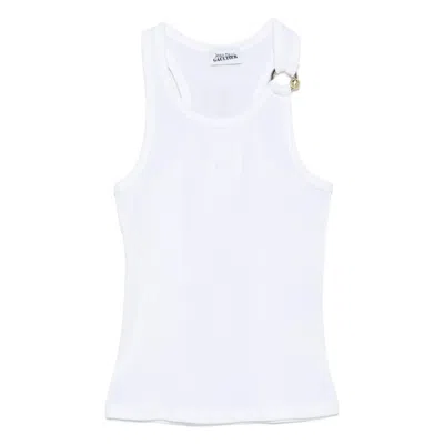 Jean Paul Gaultier Cotton Tops In White