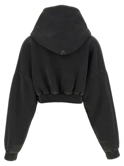 Entire Studios Cropped Heavy Hood Sweatshirt