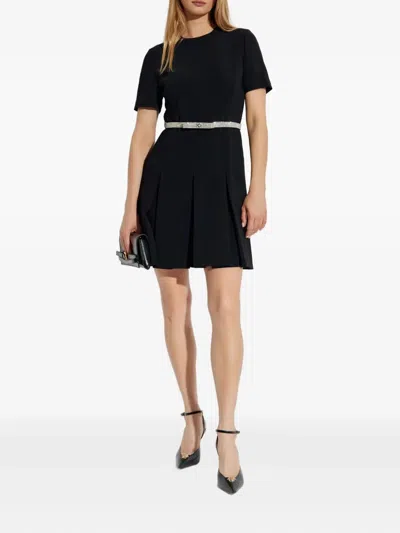 Versace Crystal-embellished Belt Cocktail Dress
