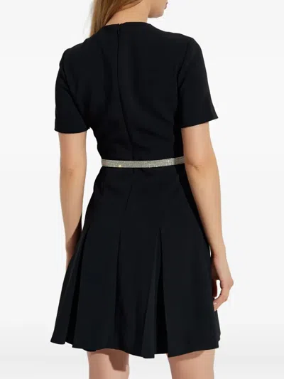 Versace Crystal-embellished Belt Cocktail Dress