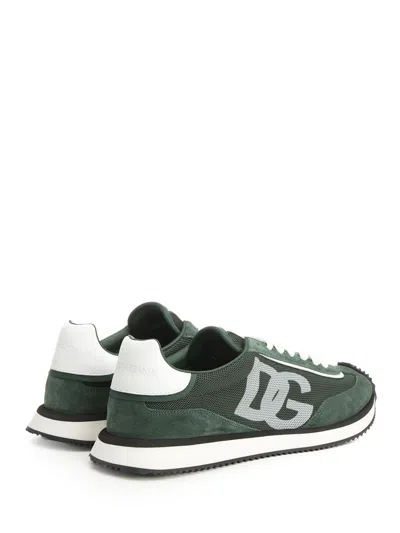 Dolce & Gabbana "dg Cushion" Sneaker In Green