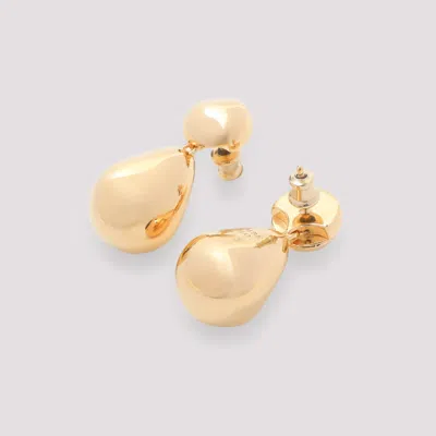 Phoebe Philo Teardrop Pendant Earrings In Polished Sterling Silver In Gold