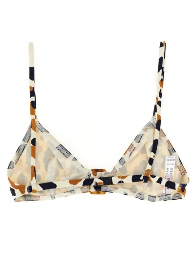 Eres Ecailles Polka-dot Buckle Bikini Top In Multi