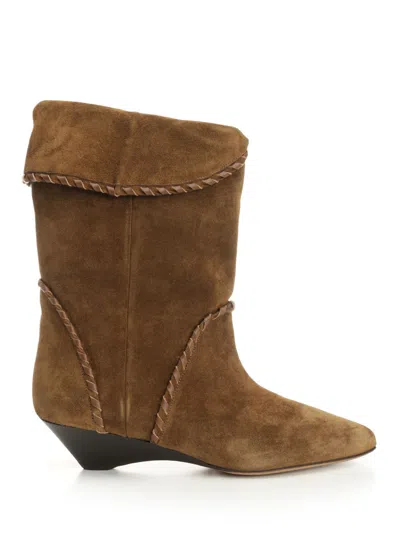 Isabel Marant Edoa-gb Ankle Texan Boot Boots Black