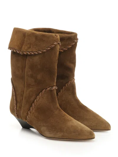Isabel Marant Edoa-gb Ankle Texan Boot Boots Black