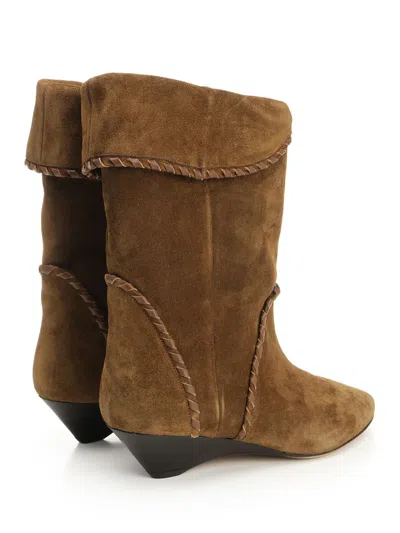 Isabel Marant Edoa-gb Ankle Texan Boot Boots Black