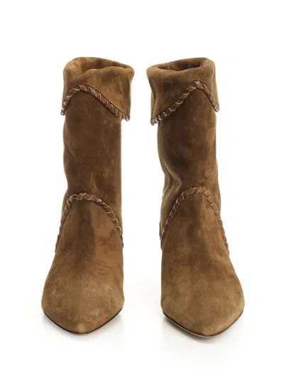 Isabel Marant Edoa-gb Ankle Texan Boot Boots Black