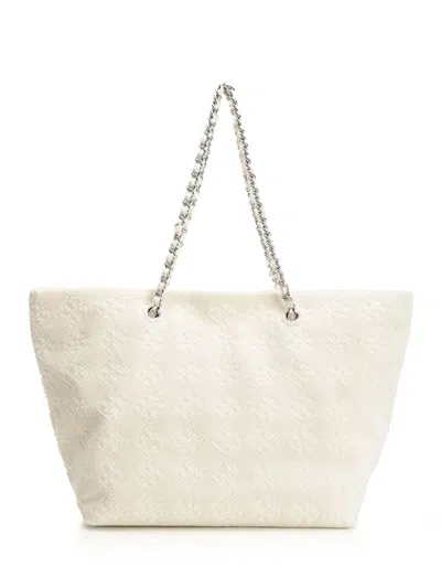 Tory Burch Ella Terry Cotton Tote Bag In Neutral
