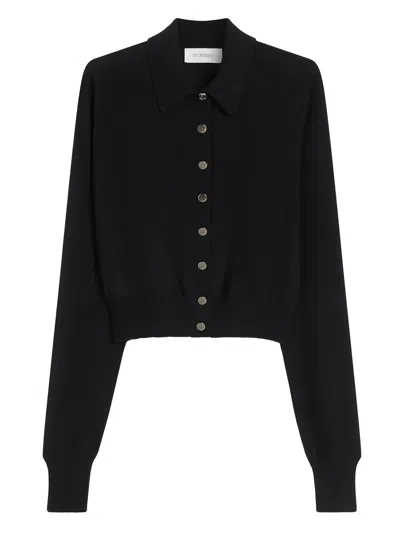Sportmax Perseus Black Cardigan In Black