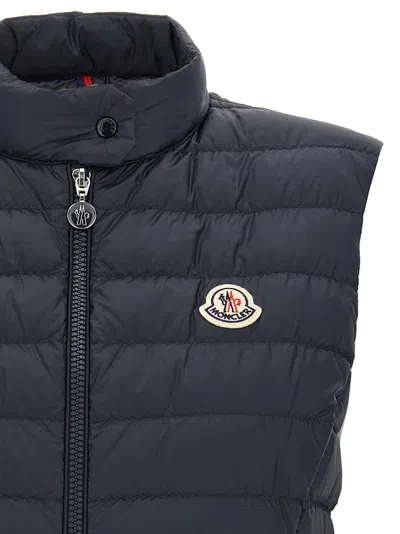 Moncler Igens Down Vest In Blue