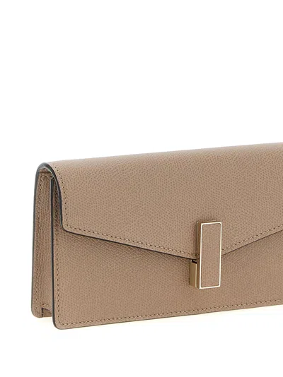 Valextra Iside Clutch Pink In Neutral