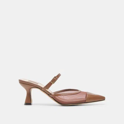 Dolce Vita Loyd Heels Espresso Mesh In Brown