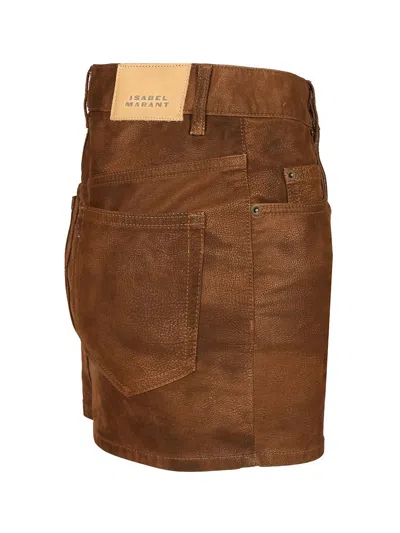 Isabel Marant Étoile Isabel Marant Etoile Women Kimmy Mini Skirt In Brown