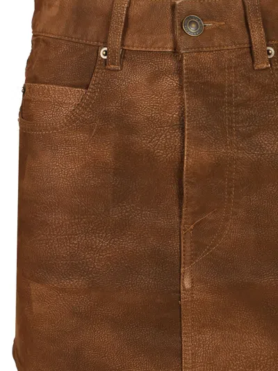 Isabel Marant Étoile Isabel Marant Etoile Women Kimmy Mini Skirt In Brown