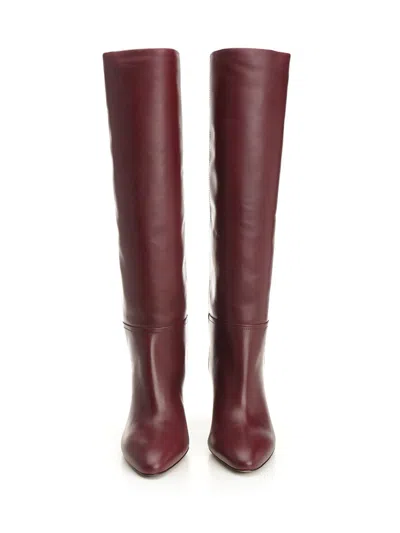 Paris Texas Lavinia Boot 75 Calf Leather Boots Bordeaux