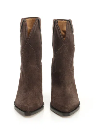 Isabel Marant Leyane-gz Ankle Texan Boot Boots Brown