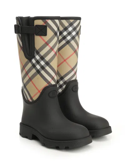 Burberry Giorgio Brato Giubbotto Con Cappuccio In Montone In Black