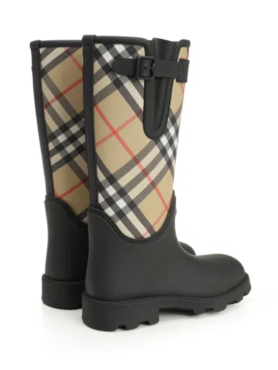 Burberry Giorgio Brato Giubbotto Con Cappuccio In Montone In Black