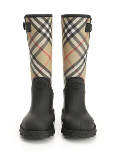 Burberry Giorgio Brato Giubbotto Con Cappuccio In Montone In Black