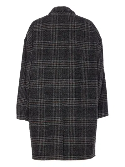 Isabel Marant Étoile Isabel Marant Etoile Plaid Wool Single-breasted Coat