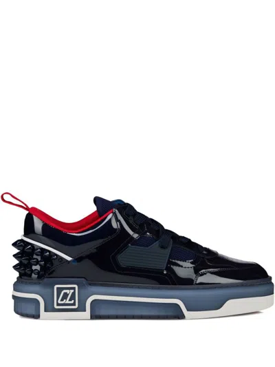Christian Louboutin Men Astrocool Borchie Dietro Sneaker In Blue