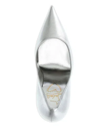Christian Louboutin With Heel Silver In Silver