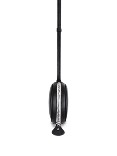 Courrèges Courreges Reedition Leather Circle Bag In Black