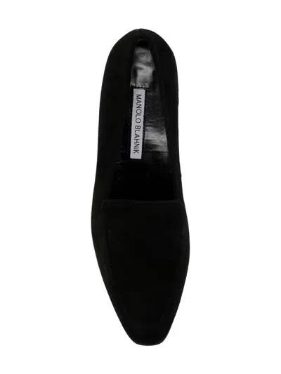 Manolo Blahnik Flat Shoes In Black