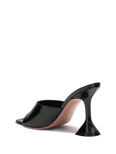 Amina Muaddi Women Patent-leather Lupita Sandals In Black