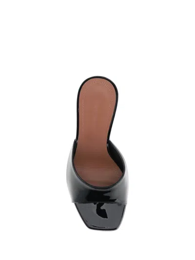 Amina Muaddi Women Patent-leather Lupita Sandals In Black