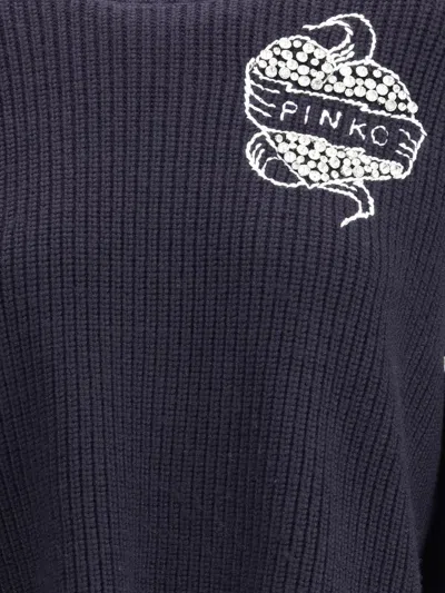 Pinko Alicudi Sweater In Blue