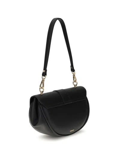 Versace Virtus Small Shoulder Bag In Black