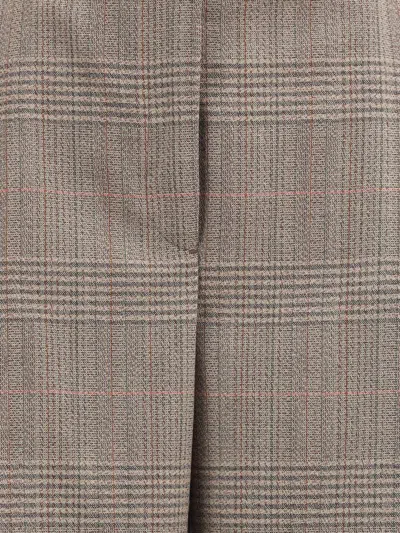 Rohe Trousers In Prince Of Wales Check In Neutral
