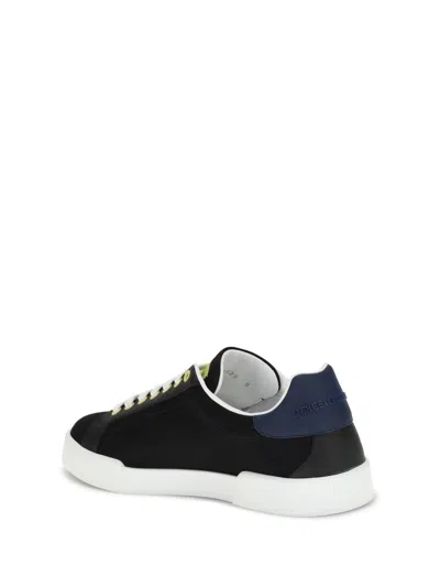 Dolce & Gabbana Logoed Sneakers In Black