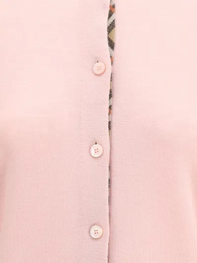 Burberry Women Knit Cardigan In Pink