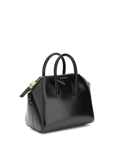 Givenchy Mini Elegant Leather Handbag In Black