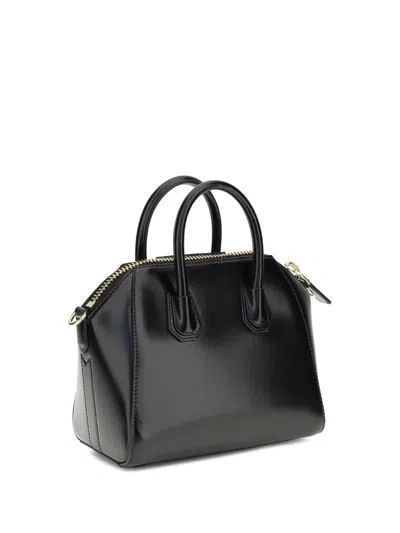 Givenchy Mini Elegant Leather Handbag In Black