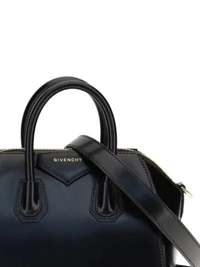 Givenchy Mini Elegant Leather Handbag In Black