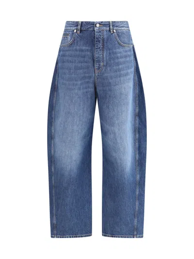 Givenchy Men Oversized Jeans In Blue