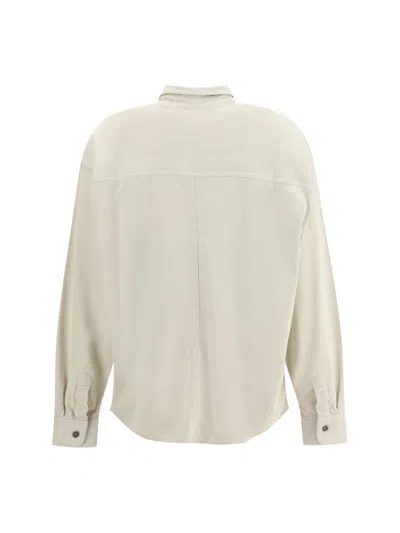 Isabel Marant Étoile Raquel Double-pocket Button-front Shirt In White