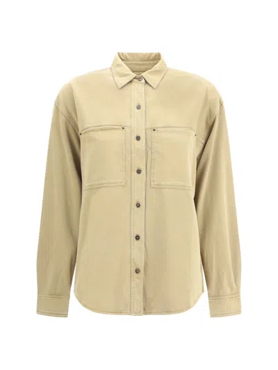 Isabel Marant Étoile Marant Etoile Women Jersey Shirt In Sand