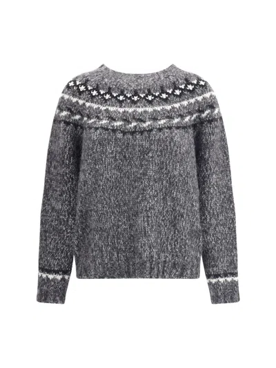 P.a.r.o.s.h Alpaca Sweater In Gray