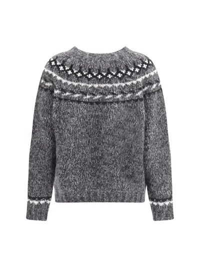 P.a.r.o.s.h Alpaca Sweater In Gray