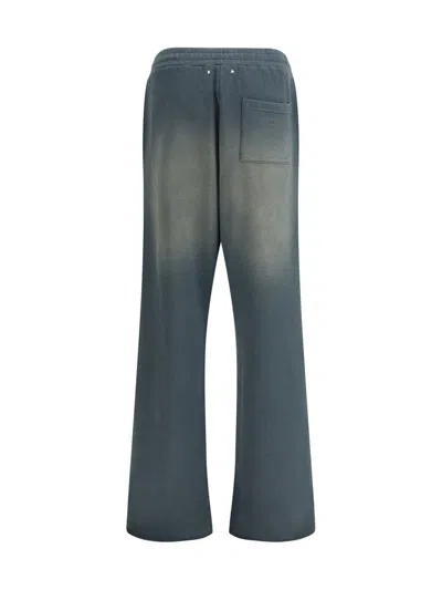 Golden Goose Deluxe Brand Slate Cotton Niccolò Joggers In Blue