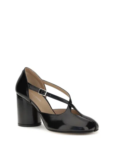 Maison Margiela Tabi Pumps Sandals In Black