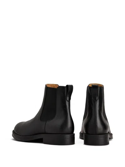 Tod's Leather Chelsea Boots In Black