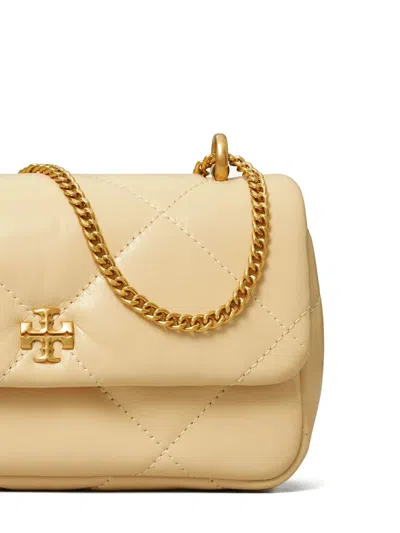 Tory Burch Kira Diamond Quilt Mini Bag In White