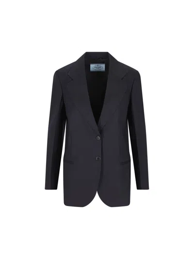 Prada Jackets In Blue