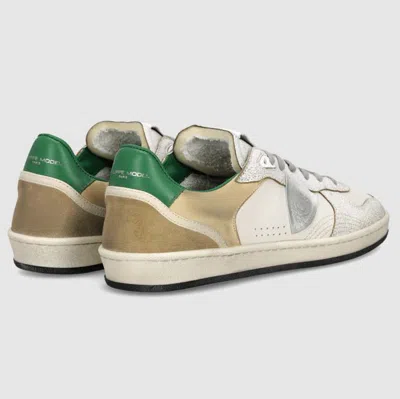 Philippe Model Nice Sneakers Aus Strukturiertem Leder In White