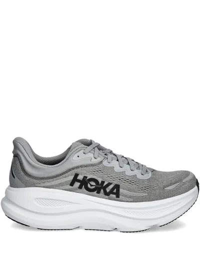 Hoka Bondi 8 Running Shoe In Gray